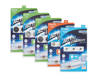 COIN CELL BATTERIES 3PK