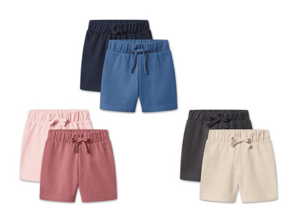 Kinder Sweatshorts, 2 Stück