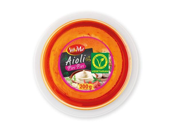 SOL & MAR Piri piri-aioli eller -hummus
