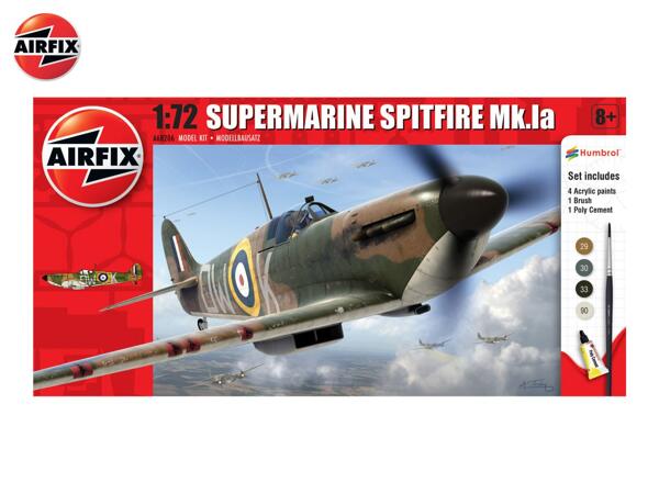 Airfix Spitfire Mk1A Model Kit Starter Set