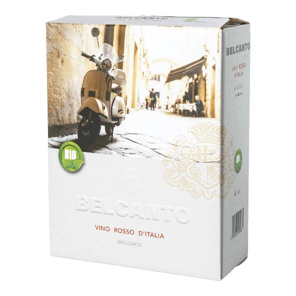 Vin bio Rosso d'Italia, cubi