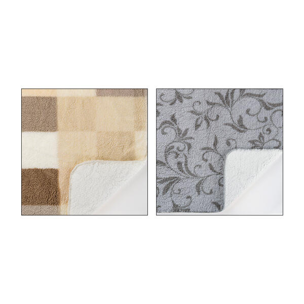 Kuscheldecke "Sherpa-Print"