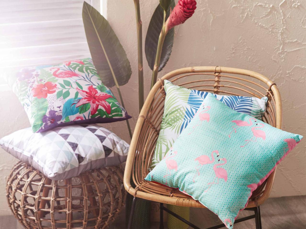 Coussin double face