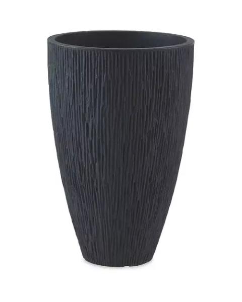Grooved Plastic Planter
