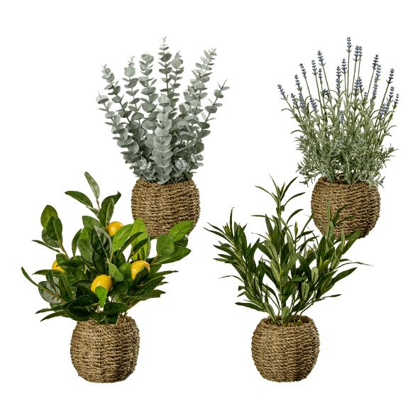 HOME CREATION(R) 				Plante artificielle en pot