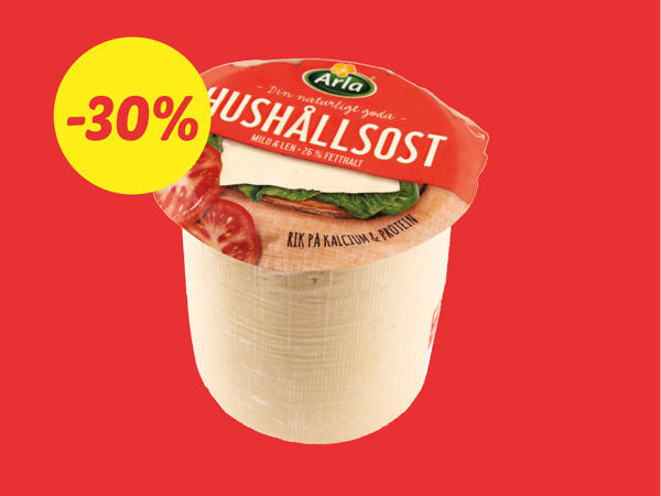 Arla hushållsost 26%