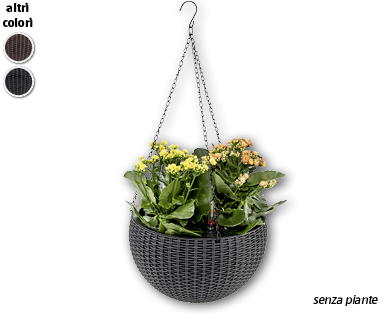 Cesto da appendere in materiale sintetico GARDENLINE(R)