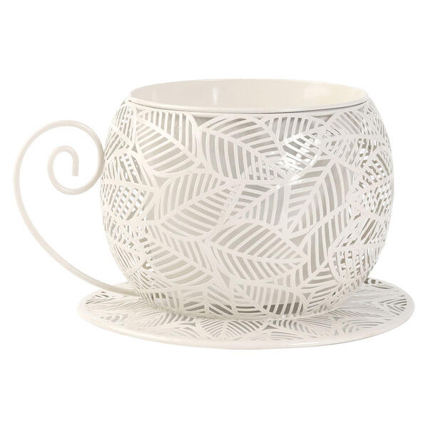 Belavi White Tea Cup Planter