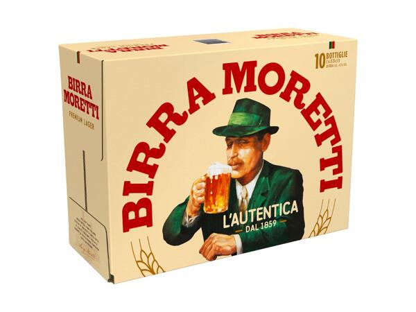 Bière 4,6% vol. Moretti
