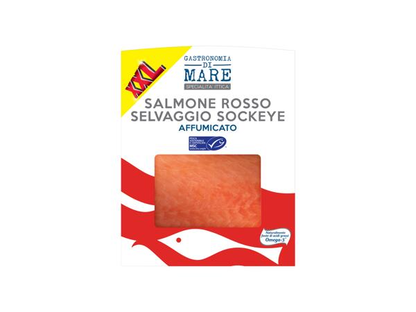 Smoked sockeye salmon