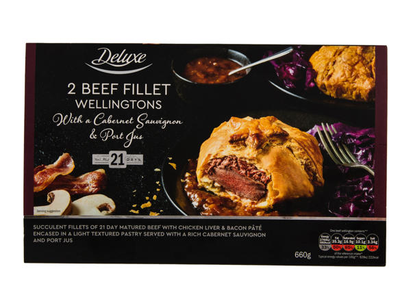 2 Beef Wellingtons