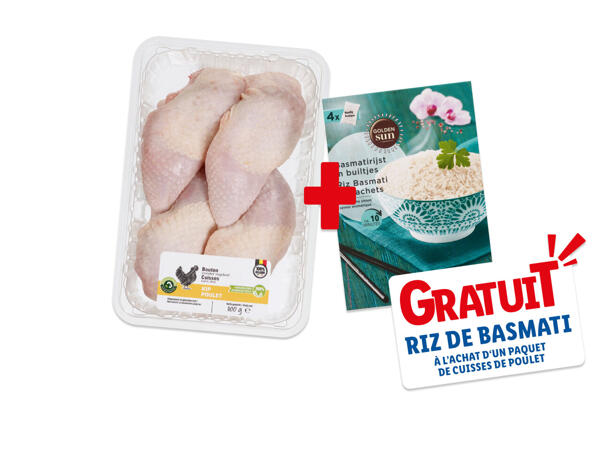 Cuisses de poulet sans dos