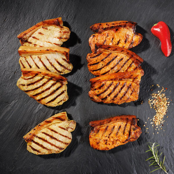 Schweine-Krustensteaks
