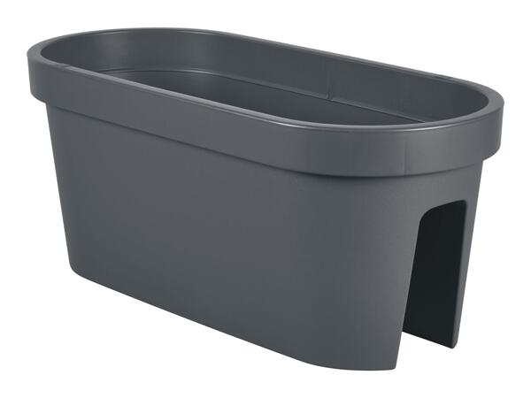 Parkside Railing Planter - Grey
