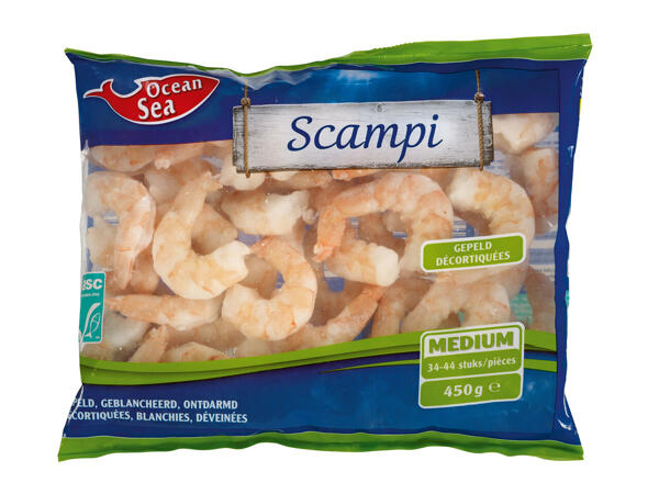 Scampis blanchis