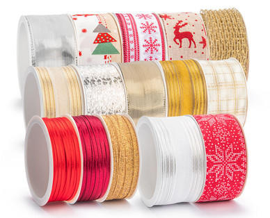 Weihnachtliches Geschenkband
