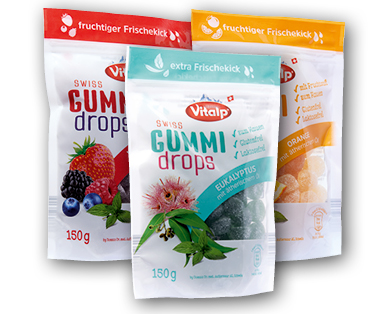 Gommes en sachet zippé VITALP(R)