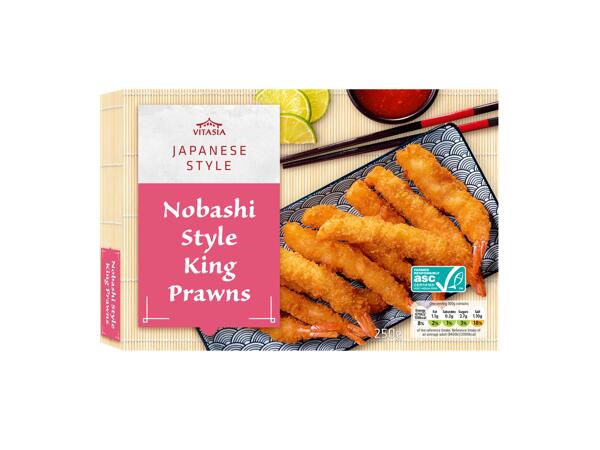 Nobashi Style King Prawns