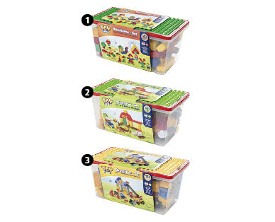 TOYLINO 
 SET DI MATTONCINI DA COSTRUZIONE IN CONTENITORE