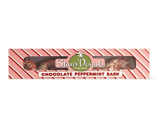 Stan's Donuts 
 Chocolate Peppermint Bark Donuts