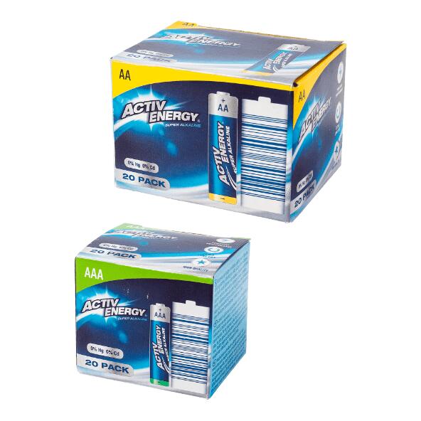 ACTIV ENERGY(R) 				Alkali-Batterien, 20 St.
