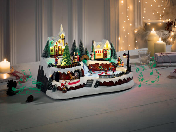 Animated Christmas Scene