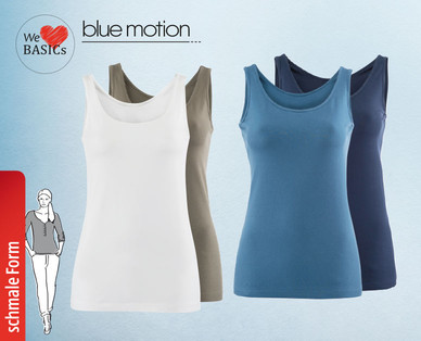 WE LOVE BASICS Damen-Basic-Tops, Doppelpkg.