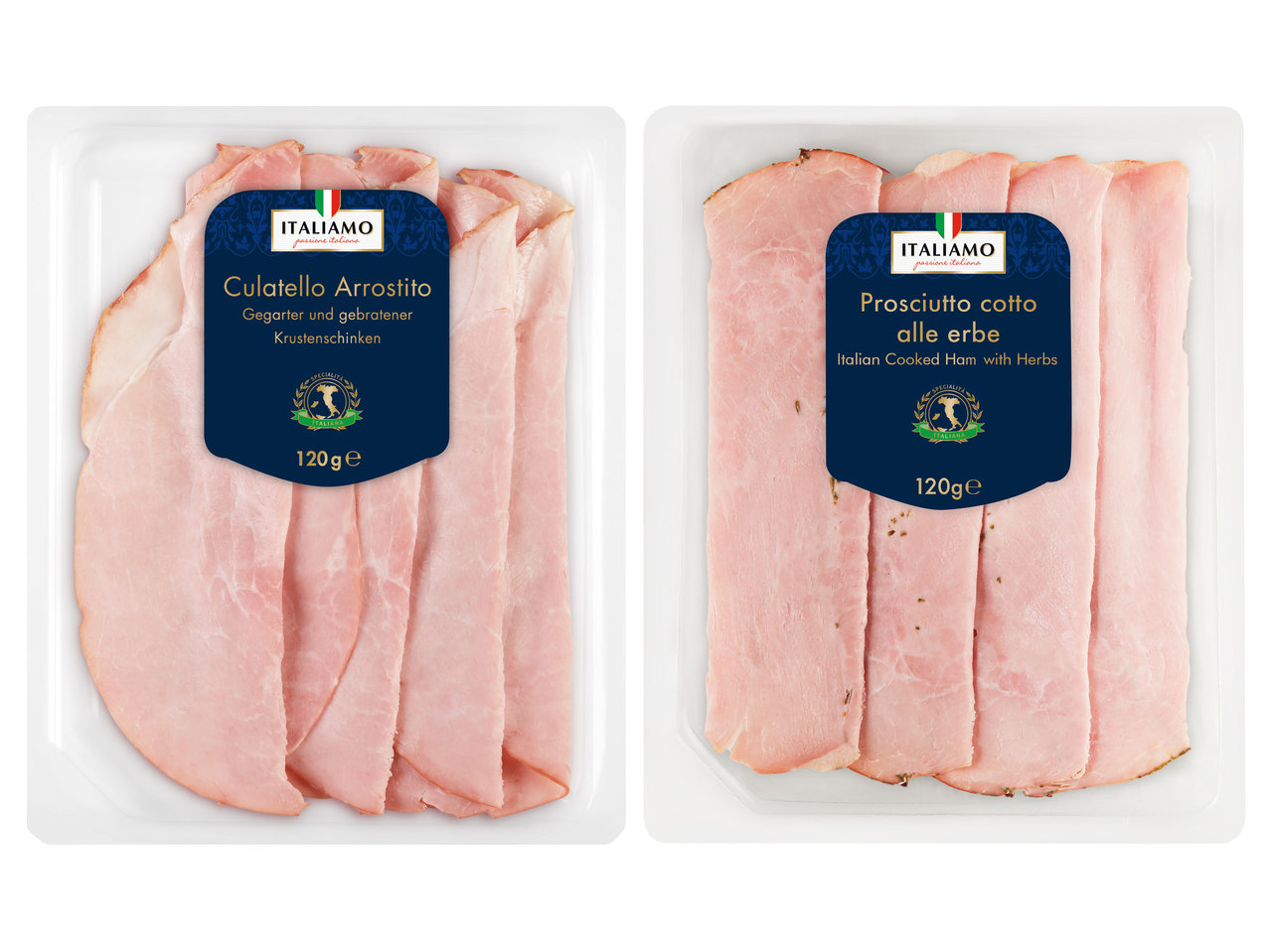 ITALIAMO Culatello Arrostito oder Prosciutto cotto alle erbe
