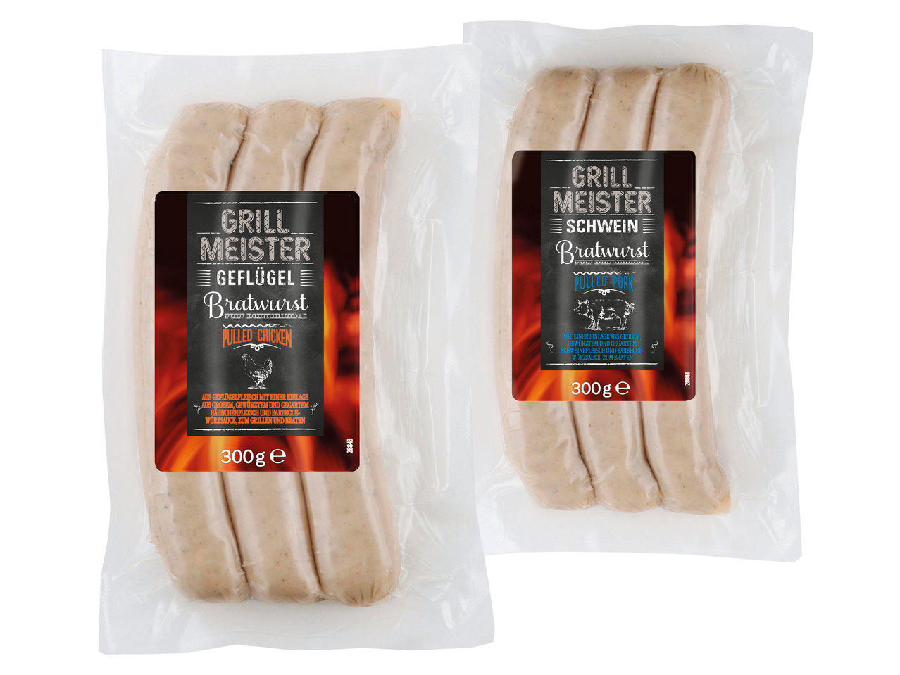 GRILLMEISTER Pulled Bratwürstel