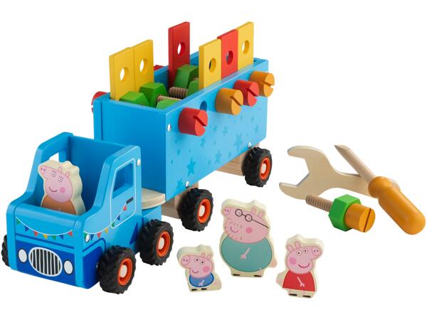 Wooden Peppa Pig Truck