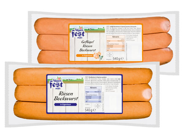 Riesen Bockwurst