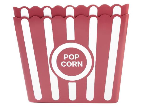 Sada kelímků, 4dílná / Sada kbelíků na popcorn 2dílná / 4dílná