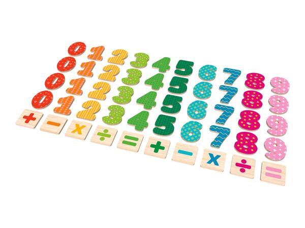 Playtive Wooden Magnetic Shapes/​Number/​Letters
