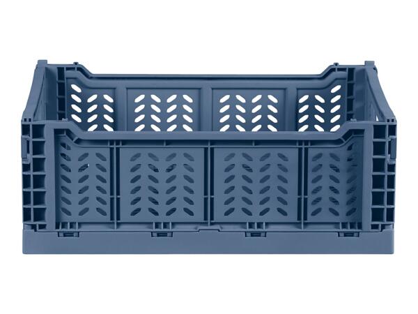 W5 14.5L Blue Collapsible Crate