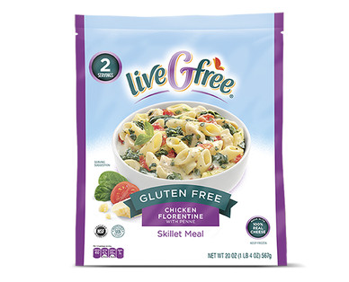 liveGfreeChicken Alfredo or Chicken Florentine Skillet Meals