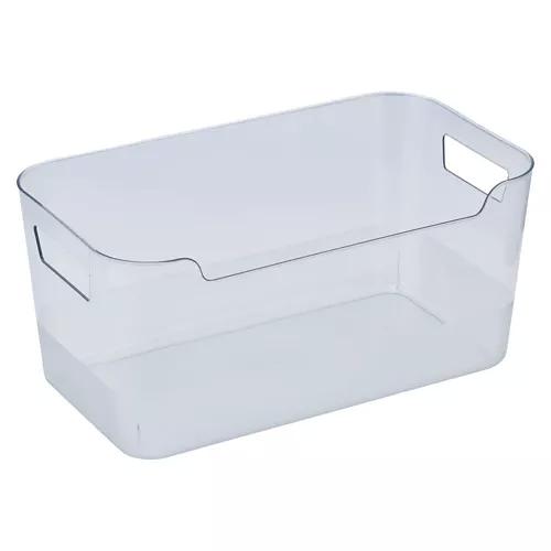 Recycled Storage Large Bin, Clear