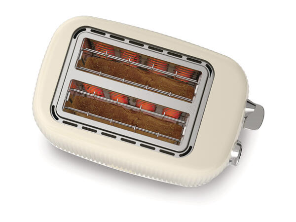 Breville Bold 2 Slice Toaster - Cream
