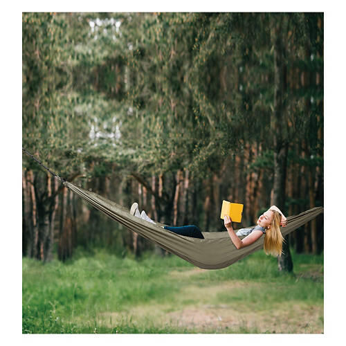 59.1" x 108.3" Ultra Light Travel Hammock, Teal Green