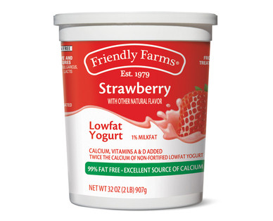 Friendly Farms Lowfat Yogurt