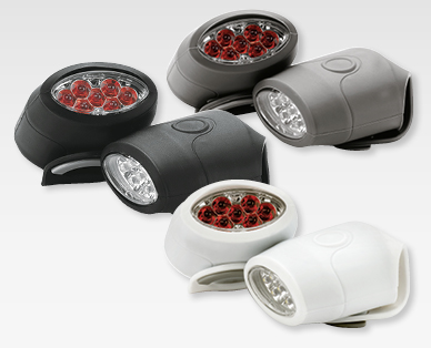 Set di illuminazioni LED per bicicletta, 2 pezzi BIKEMATE(R)