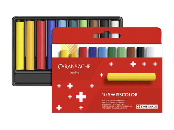 Pastels à la cire Caran d'Ache Swisscolor (valable uniquement en Suisse romande)