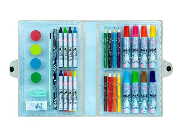 Stitch Mini Colouring Case - 34 Pieces