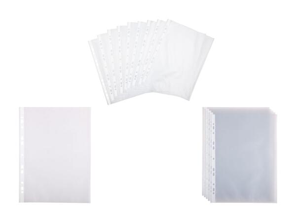Chemises en plastique A4, set de 50