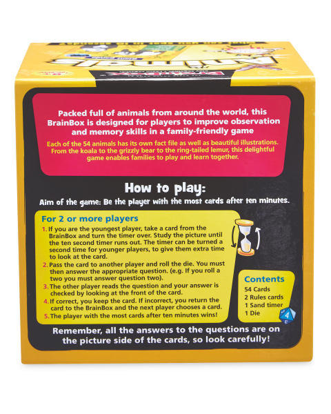 Animals Brainbox Game