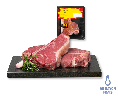 T-Bone steak épicé BBQ