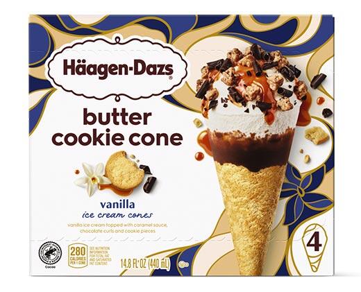 Häagen-Dazs 
 Vanilla Butter Cookie Ice Cream Cones