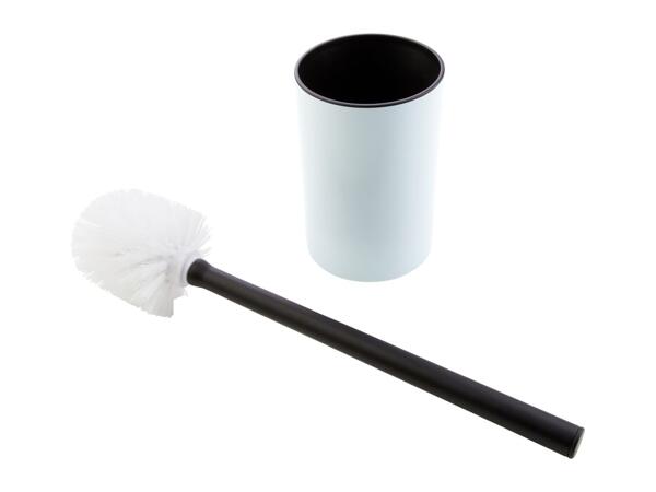 Livarno Home Toilet Brush Set - White