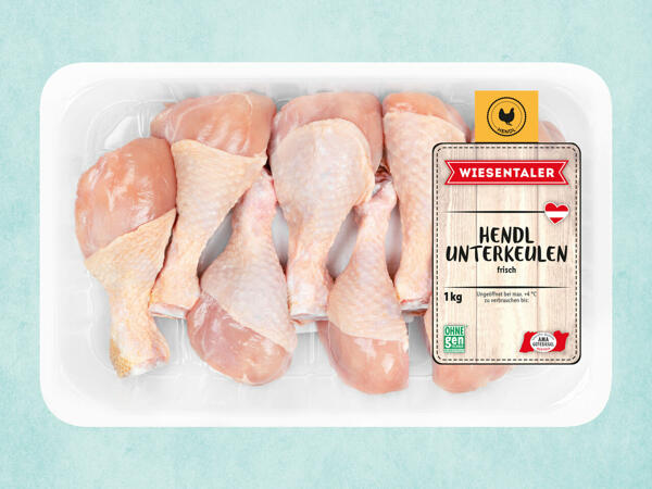 Frische Hendl-Unterkeulen
