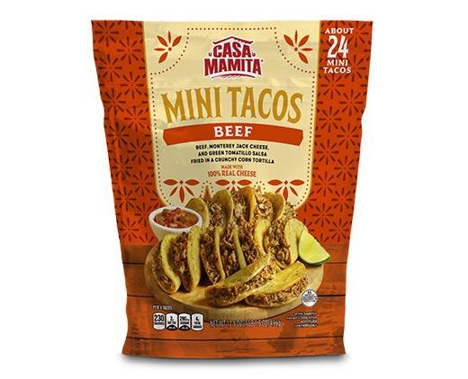 Casa Mamita Beef or Veggie Mini Tacos