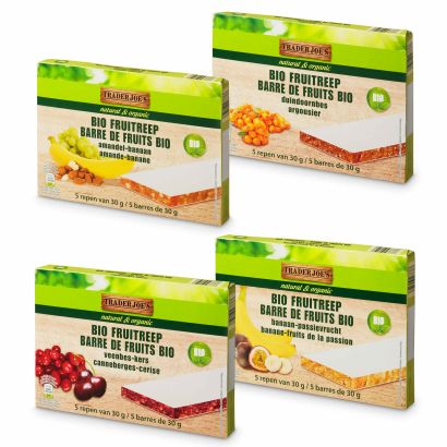 Barres aux fruits bio, 5 pcs